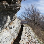 Il trincerone per la difesa ravvicinata del versante sud del Sasso Gordona – © 2012 Antonio Trotti