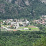 Vista su Lodrino dalla Boggera