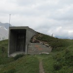 Partenza della teleferica a Grandinagia